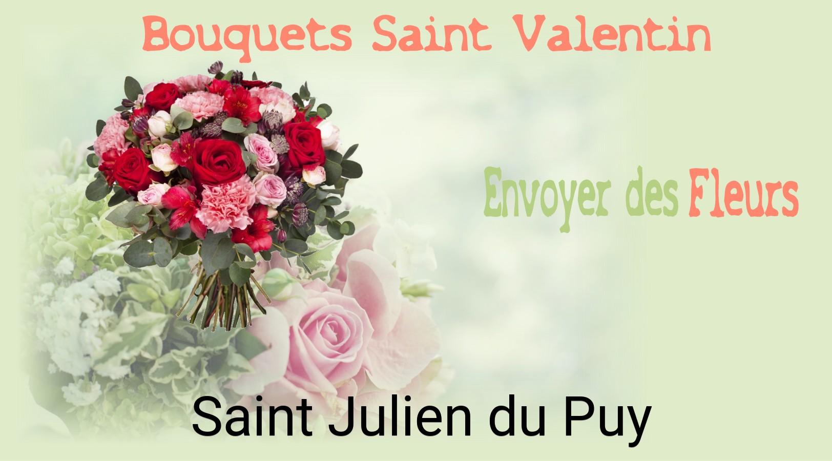 Roses de Saint-Valentin livrées à Saint-Julien-du-Puy